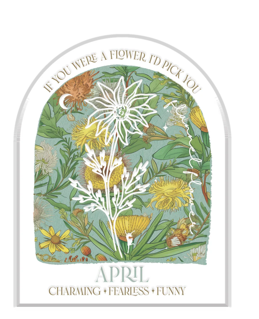 Native Flower Birth Month Plaques
