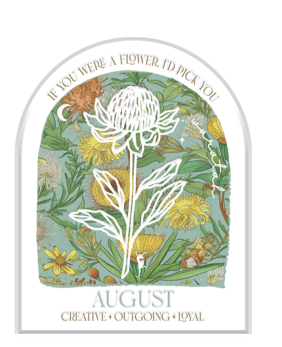 Native Flower Birth Month Plaques