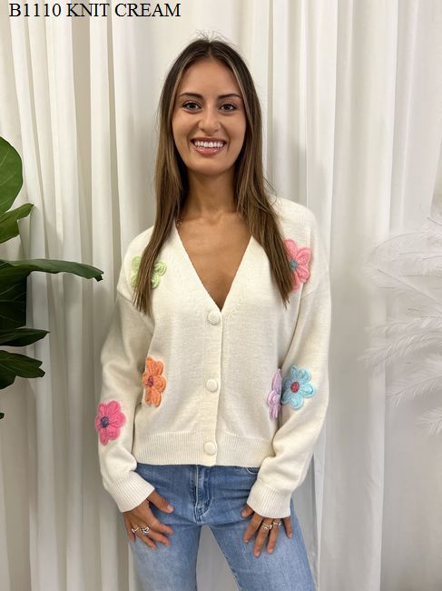 DOLLY DAISY KNIT CARDIGAN