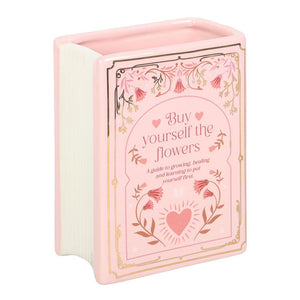 Buy Yourself Flowers Book Vase