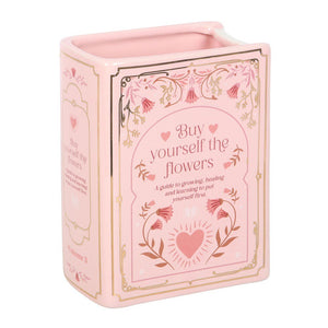 Buy Yourself Flowers Book Vase