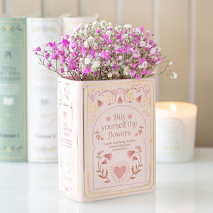 Buy Yourself Flowers Book Vase