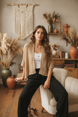Box Bolero Knit Cardi