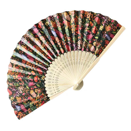 Australian Natives Bamboo Fan