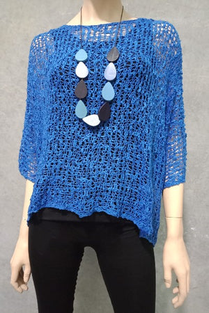 Poncho Pillow Box Knit Top