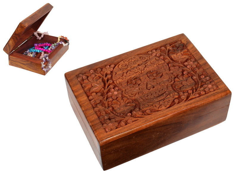 Wooden Box Carved