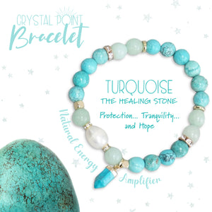 Turquoise Bracelet & Tray Set