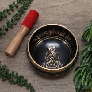 Yoga Brass Buddha Singing Bowl 12cm
