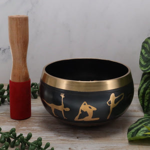Yoga Brass Buddha Singing Bowl 12cm