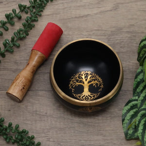 Tree Of Life Brass Singing Bowl 11cm