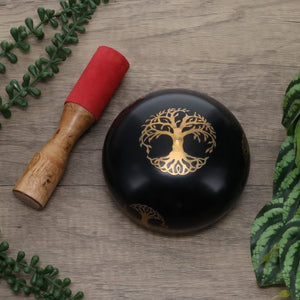 Tree Of Life Brass Singing Bowl 11cm