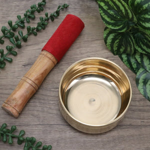 Plain Brass Singing Bowl 9cm