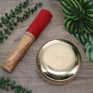 Plain Brass Singing Bowl 9cm