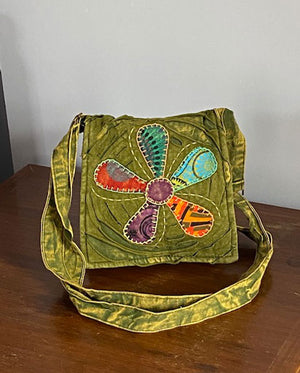 Big Patch Flower Cotton Bag