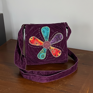 Big Patch Flower Cotton Bag