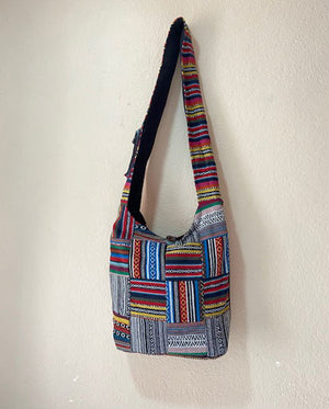 Front Patchwork Jogi Cotton Bag