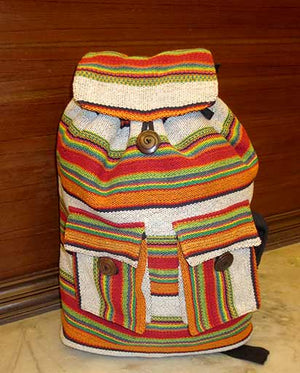 Handwoven Cotton Rucksack
