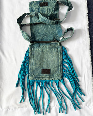 Nepalese Tree Of Life Cotton Fringe Bag