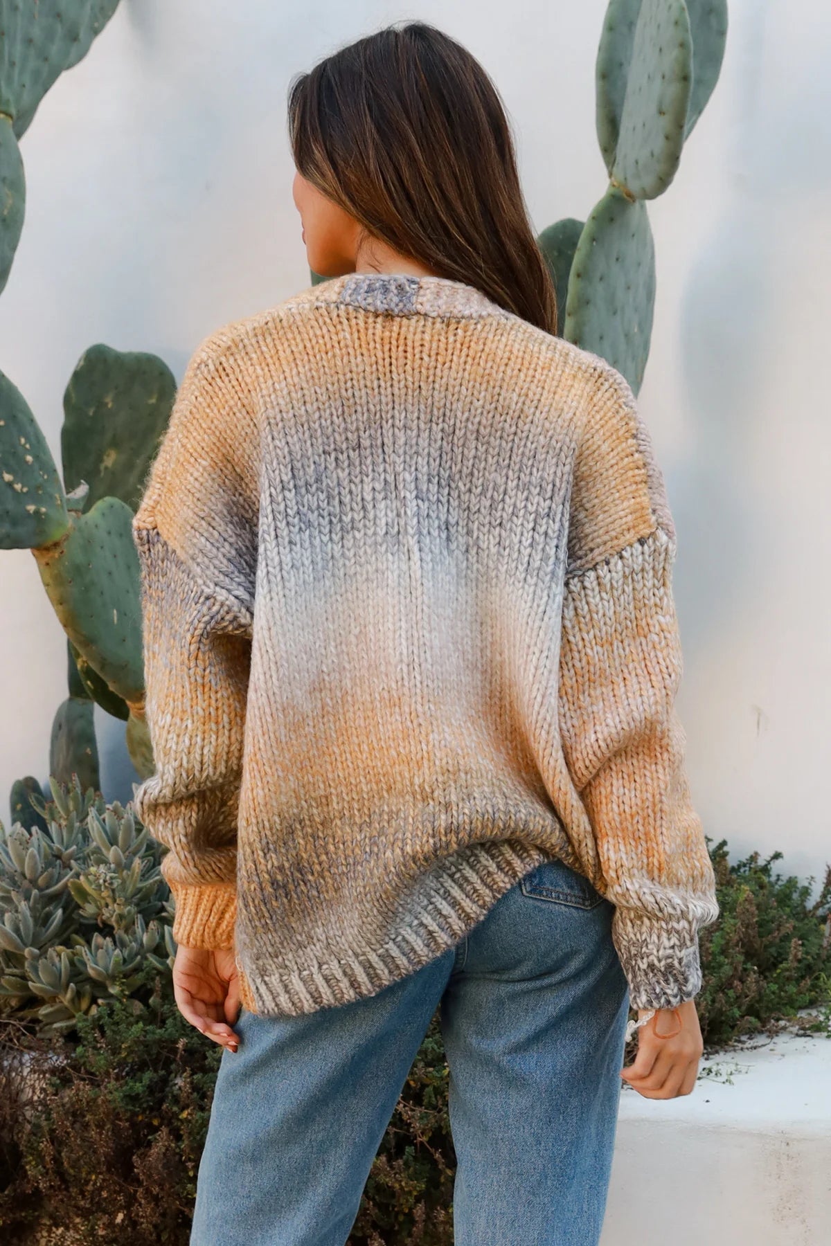 SUNRISE OMBRE KNIT JACKET