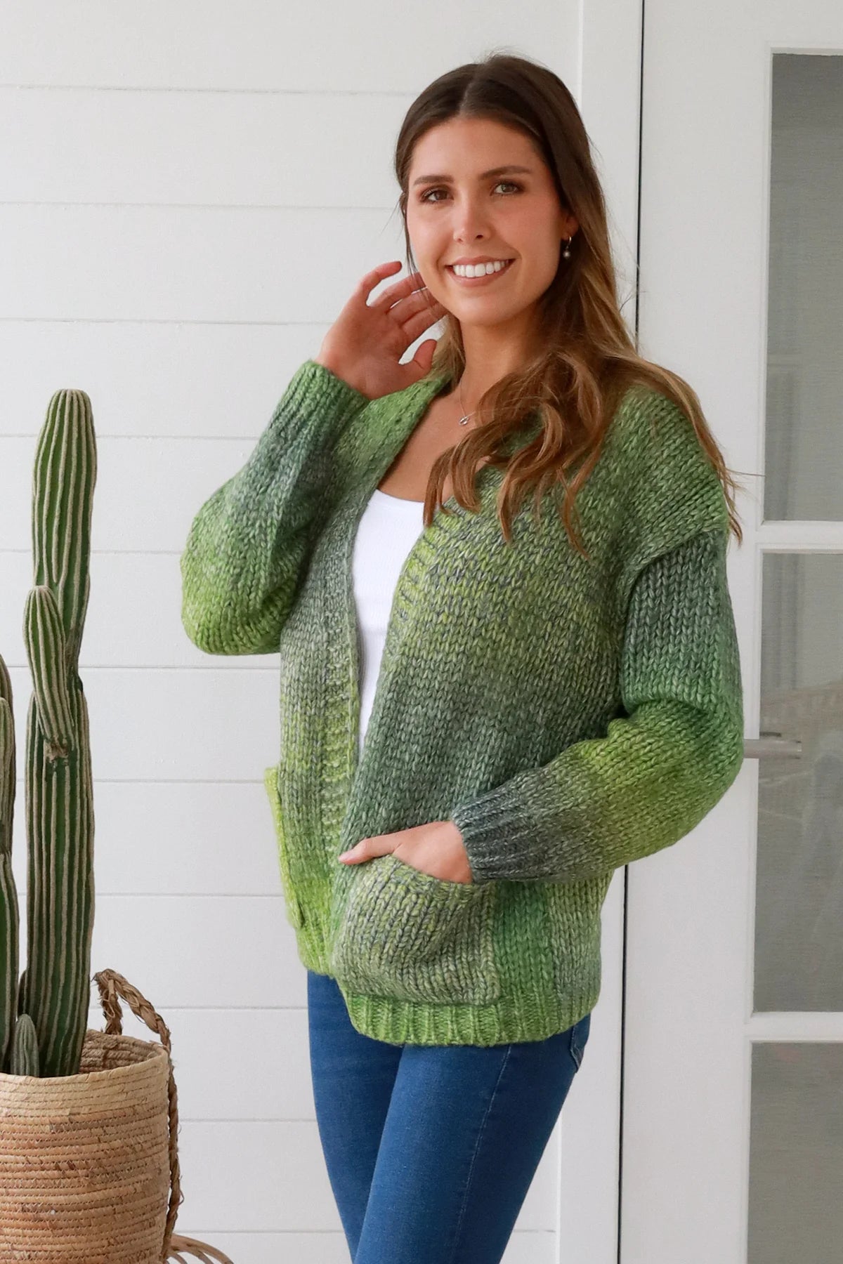 BLENDED CROPPED CARDIGAN