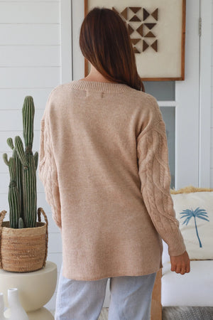 #Hampton V-neck Knit Jumper