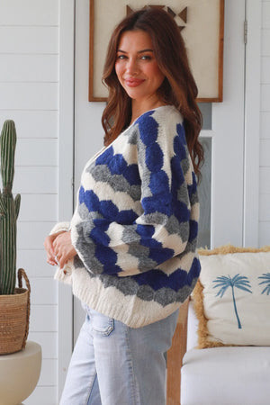 #Stormy Button Up Knit Cardigan