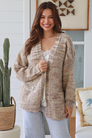 #Nina Knit Cardigan With Pockets