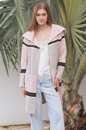 Leila Mid-length Knit Cardigan