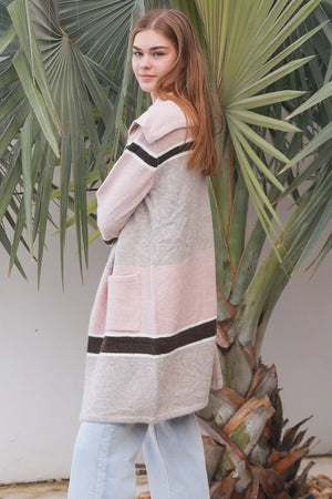 Leila Mid-length Knit Cardigan