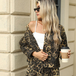 Lennox Print Denim Jacket