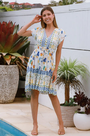 ABBY MINI DRESS MULTI