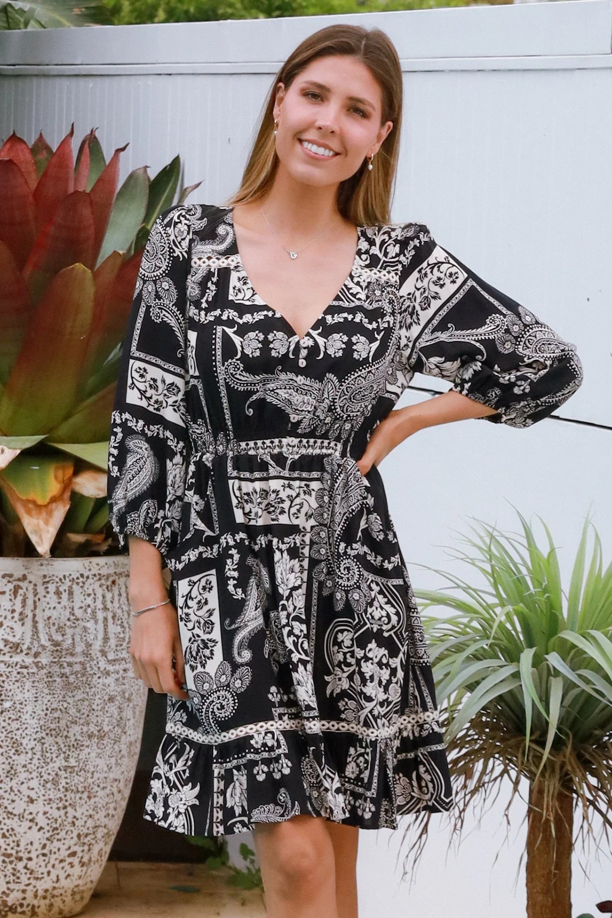 NOT4NERD ■ W Ashen Dawn Thorn Logo Mini Dress MINI'S - Hippy Haven
