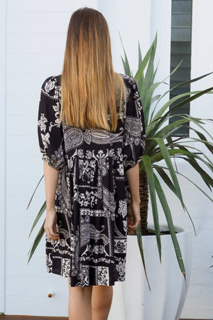 Bella Button Up Mini Dress