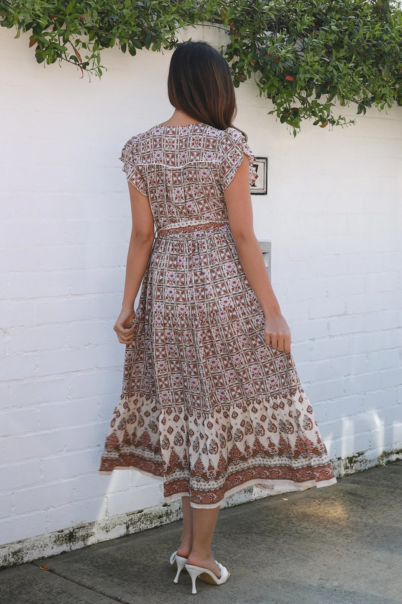 Tori Boho Midi Dress