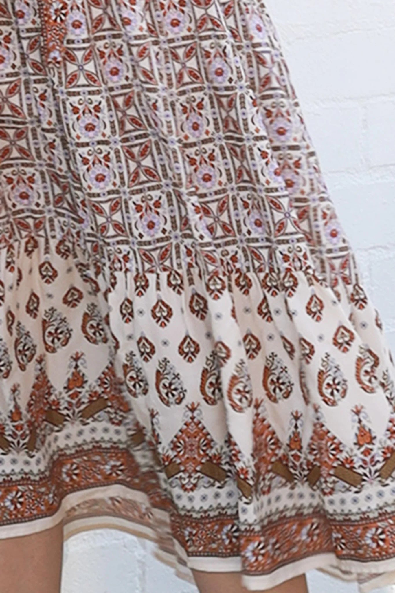 Tori Boho Midi Dress