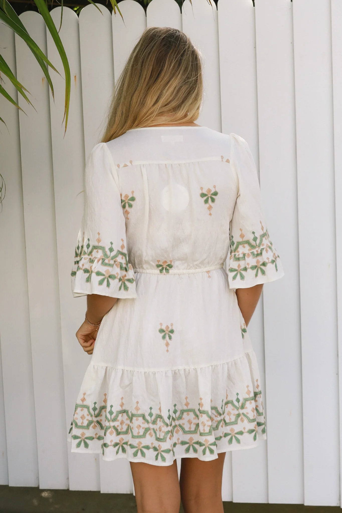 Brooklyn Embroidered Boho Mini Dress
