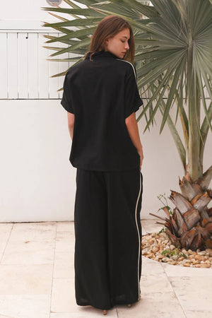 #Racer Shirt And Pants Coordinate Set