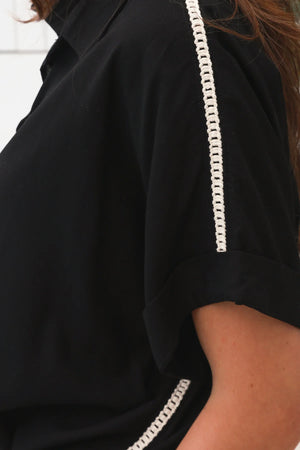 #Racer Shirt And Pants Coordinate Set