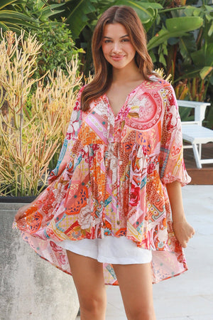 Helena2 Babydoll Top