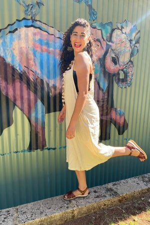 #Jumpsuit Wide Leg Linen