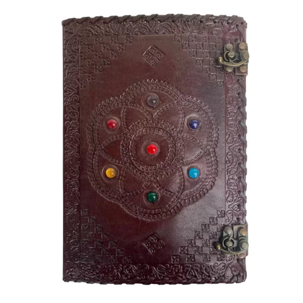 Leather Journal - Chakra Mandala
