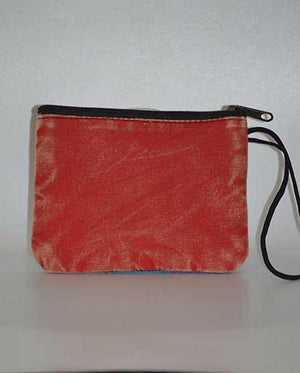 Stonewashed Small Cotton Purse