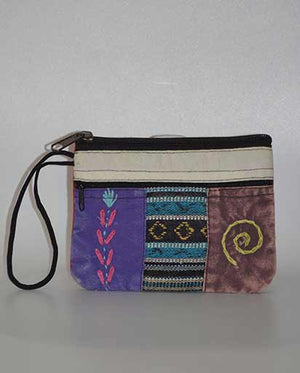 Stonewashed Small Cotton Purse