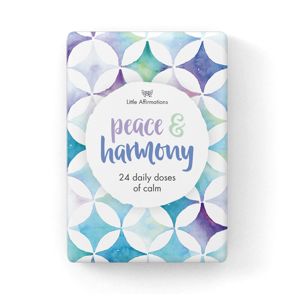 BOXED AFFIRMATION CARDS - PEACE & HARMONY