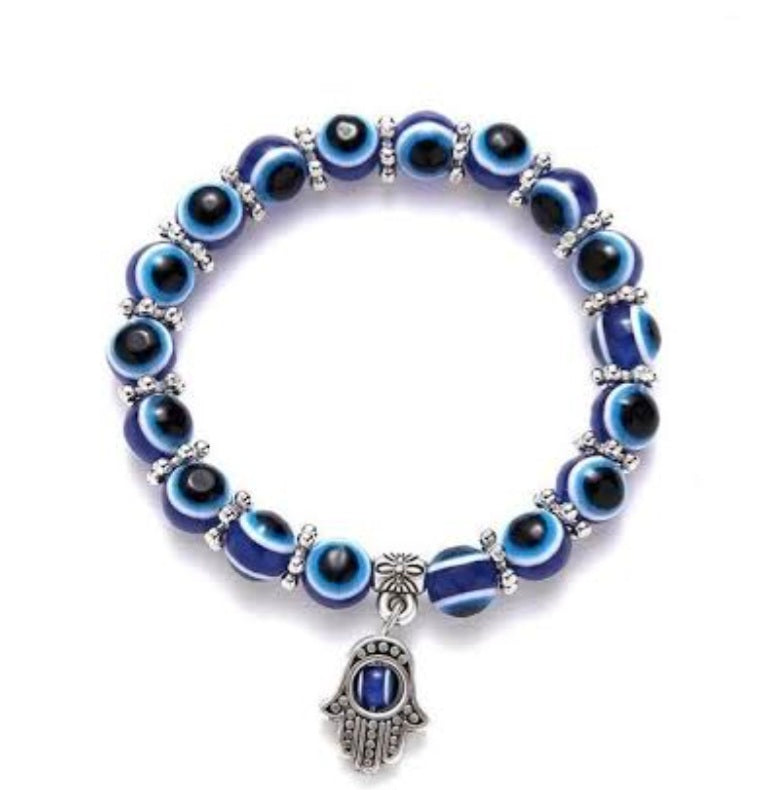 Evil Eye Bracelet With Hamsa Hand