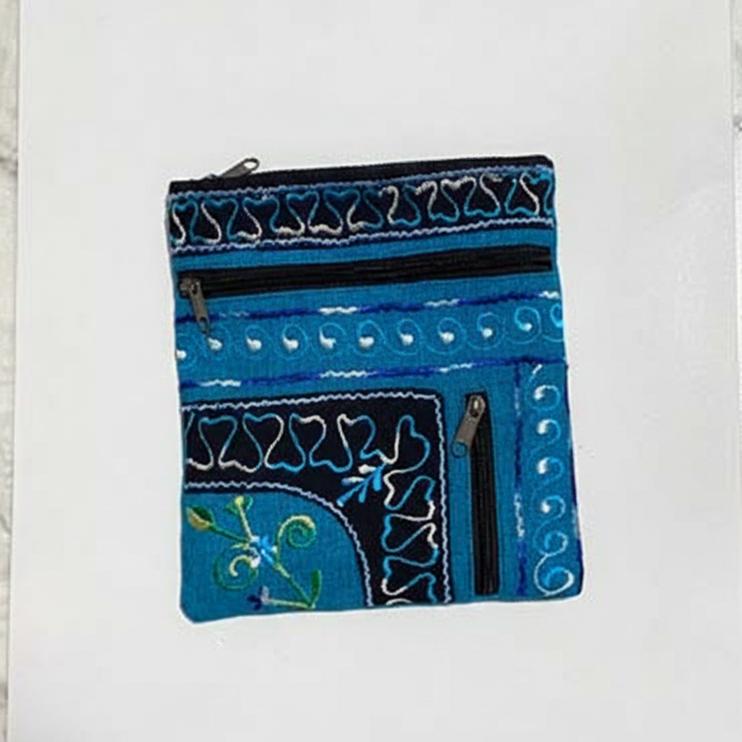 Floral Embroidery Cotton Bag