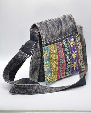Long Patch Cotton Bag