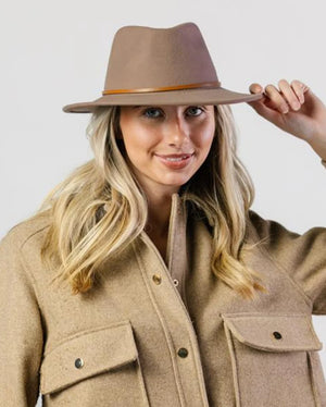 #Leura Felt Fedora Hat