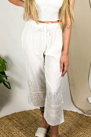 Capri Stonewash Pants