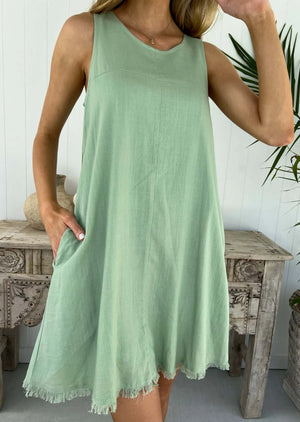 MYLK FREYA DRESS IN PASTELS